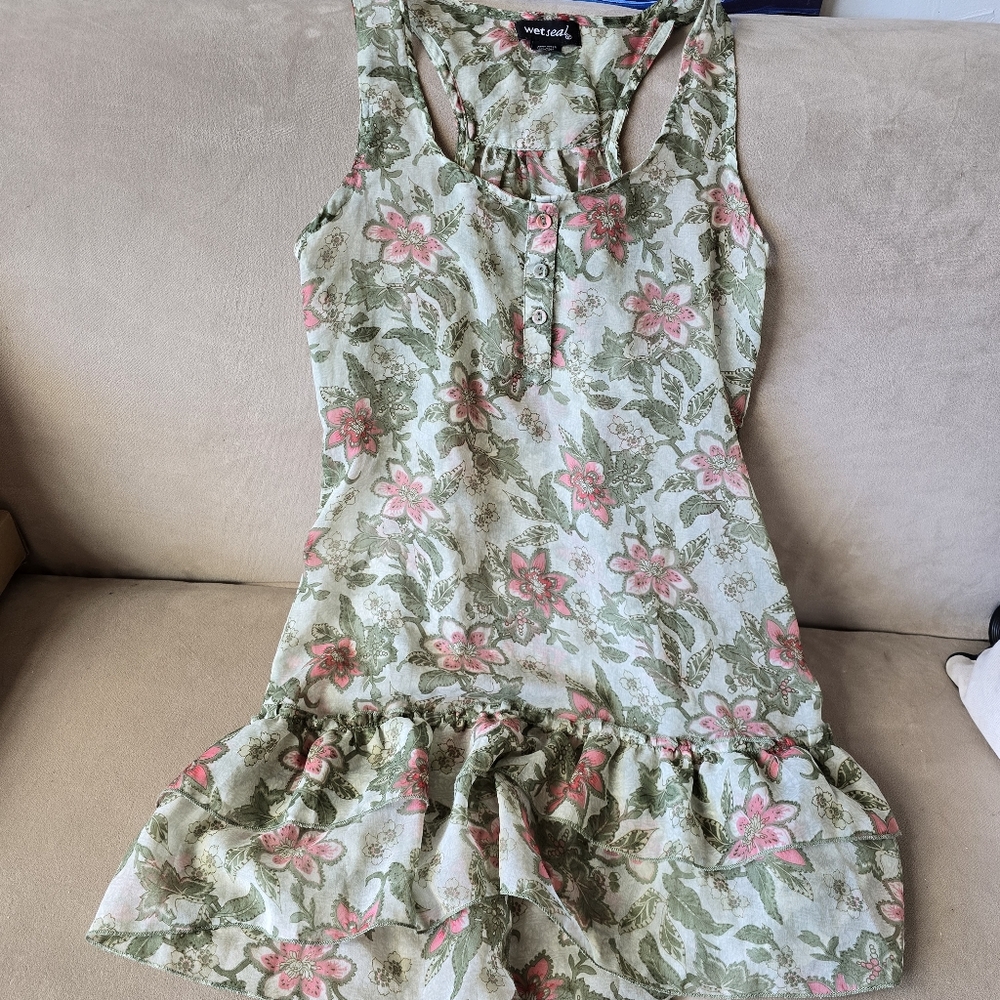 wet seal flowy boho tank tunic
